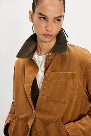 L.L.Bean Lightweight Field Jacket at Free People in Saddle, Size: Small