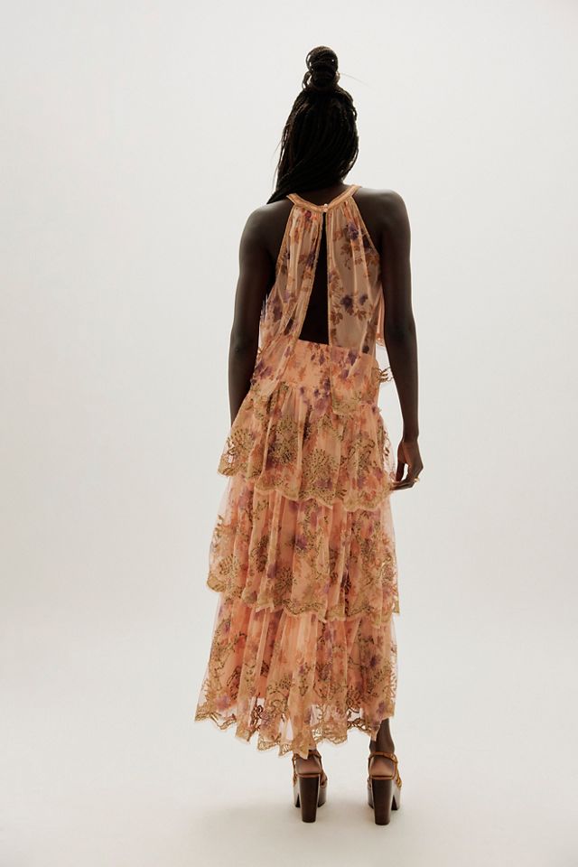 Maple Glow Maxi Skirt Set #1