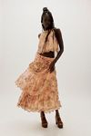 Maple Glow Maxi Skirt Set