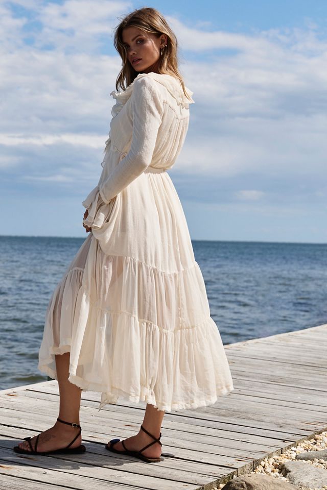 Isla Long Sleeve Midi Dress | Free People