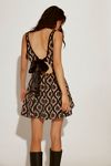 Petal Tapestry Mini Dress