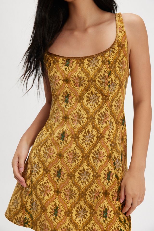 Petal Tapestry Mini Dress #2