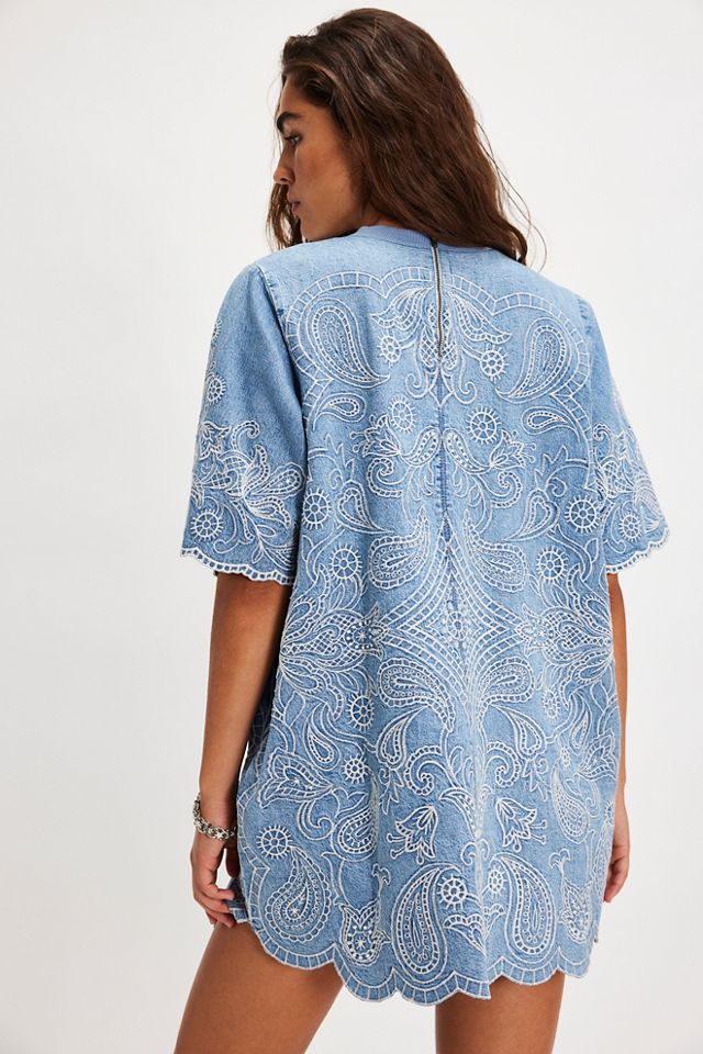Harlow Embroidered Mini Dress #2