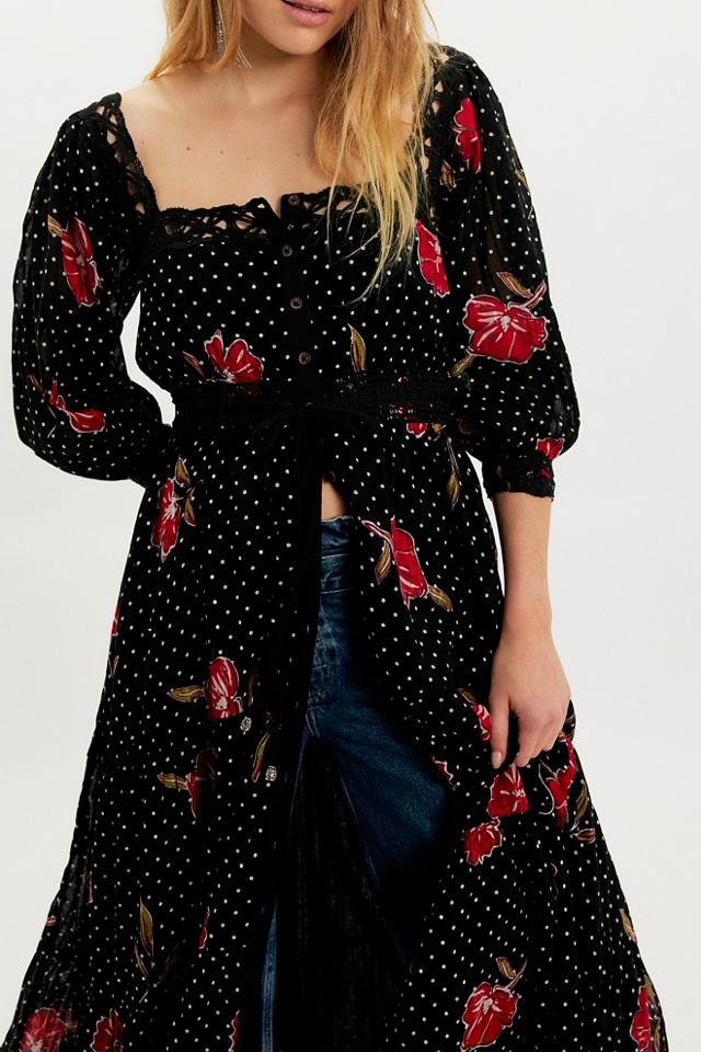 Robe Maxi Manches Longues Morning Meadows #1