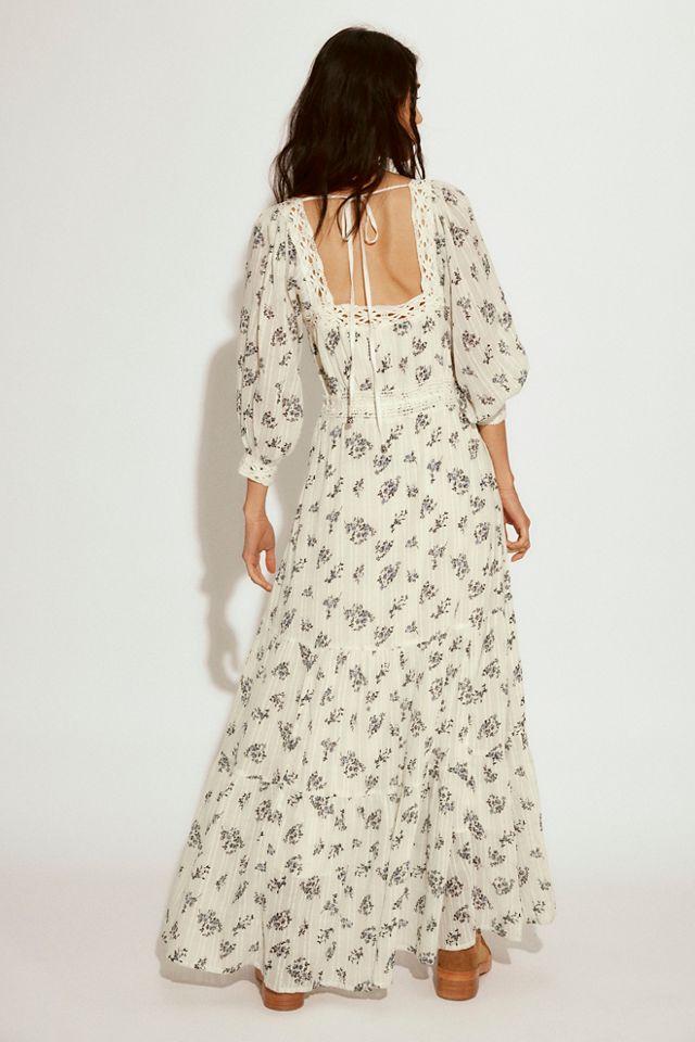 Morning Meadows Long-Sleeve Maxi Dress #1