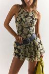 Raven Printed Mini Dress