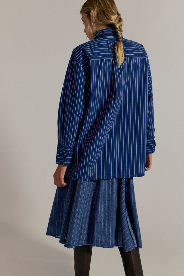 We The Free Hallie French Cuff Stripe Top #2