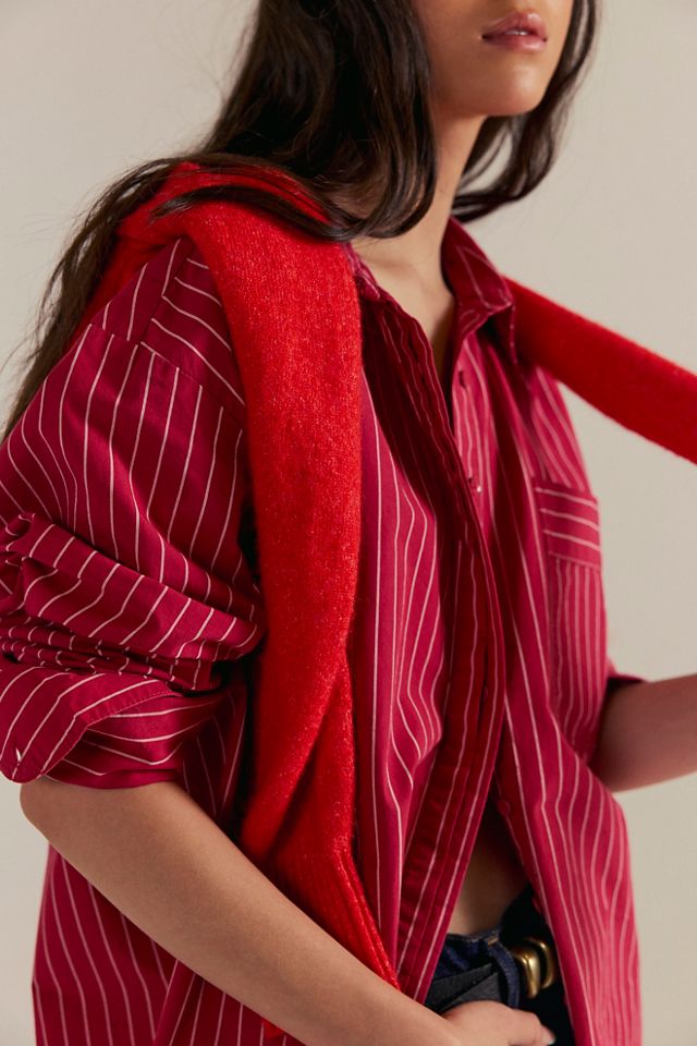 We The Free Hallie French Cuff Stripe Top