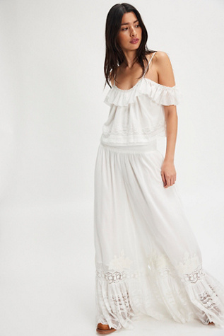 Field Of Roses Co-Ord at Free People in Clean Ivory, Size: XL