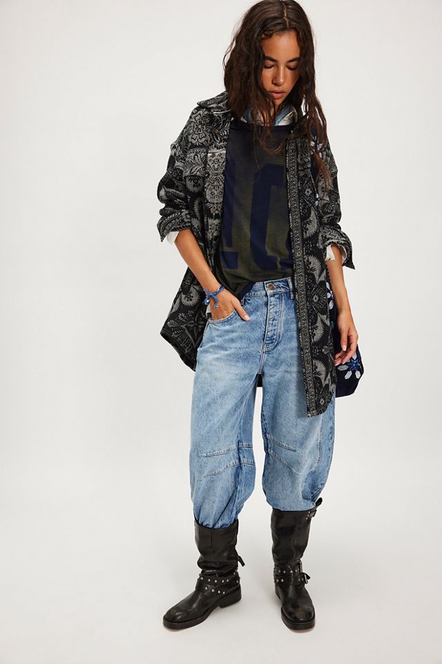 We The Free London Fog Jacquard Shirt #4