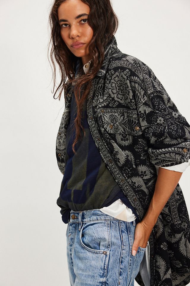 We The Free London Fog Jacquard Shirt #5