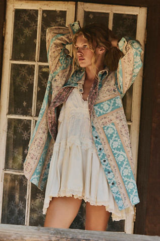Chemise jacquard Wonderland Fog We The Free en Bleu Combo Comme En-Tête, pour femme taille: XS chez Free People
