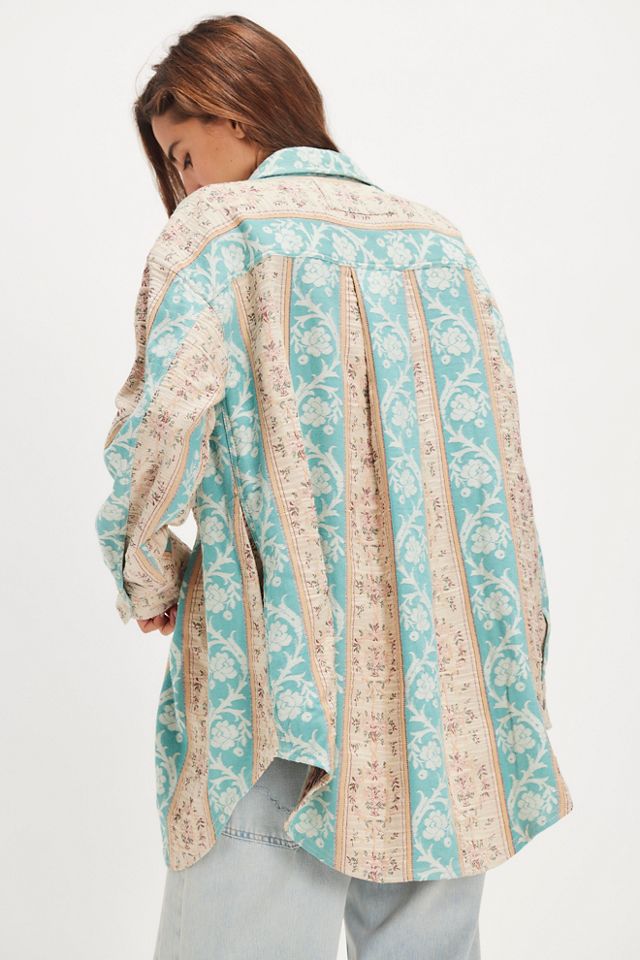 We The Free Wonderland Fog Jacquard Shirt #1