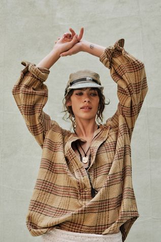 We The Free Perfect In Plaid Pullover