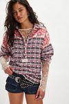 We The Free Arizona Sky Floral Jacquard Pullover
