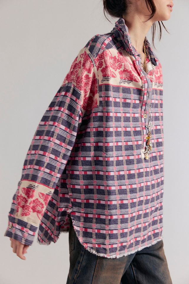 We The Free Arizona Sky Floral Jacquard Pullover #2