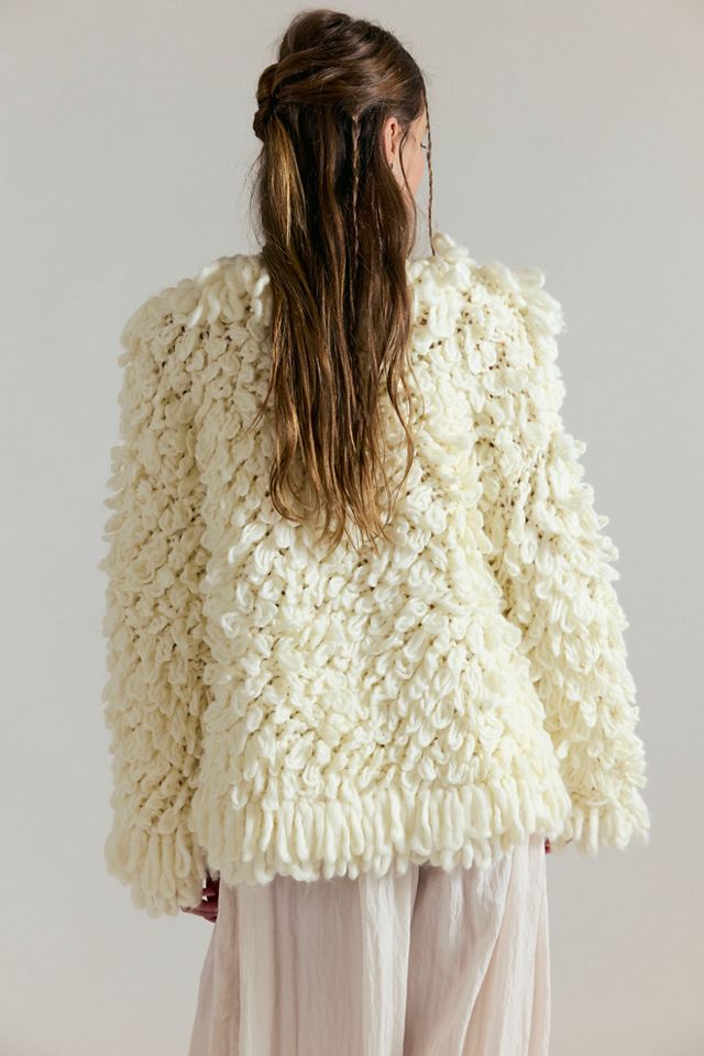 Nigel Preston Curled Wool Cardi #1