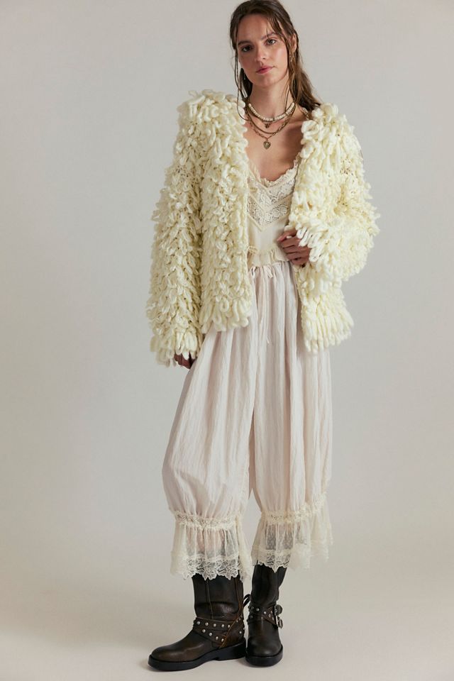 Nigel Preston Curled Wool Cardi #2