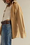 We The Free Peached Twill Shirt Jacket