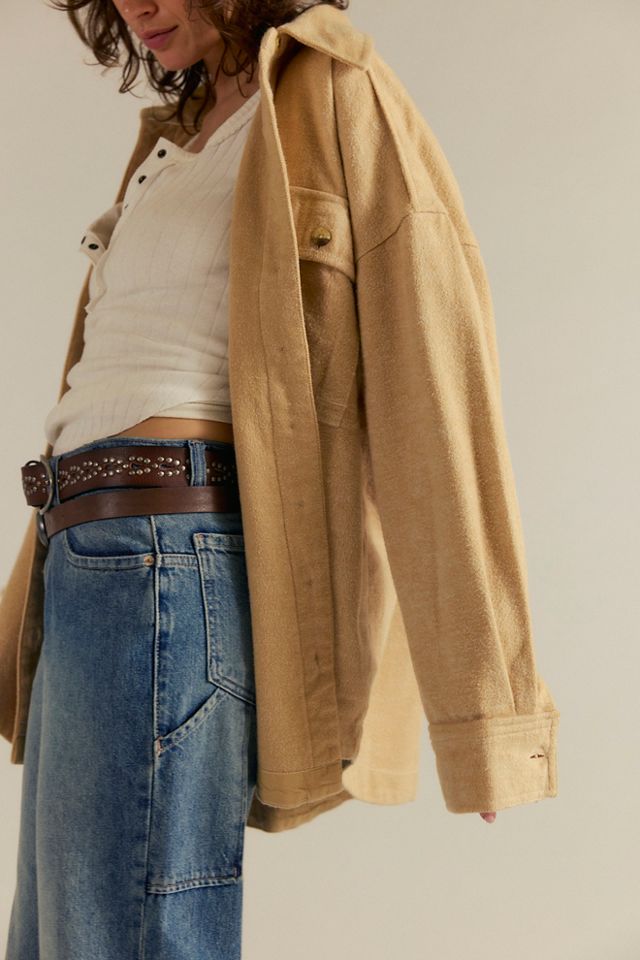 We The Free Peached Twill Shirt Jacket #3