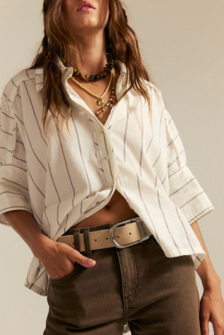 We The Free Seaside Cotton Stripe Shirt