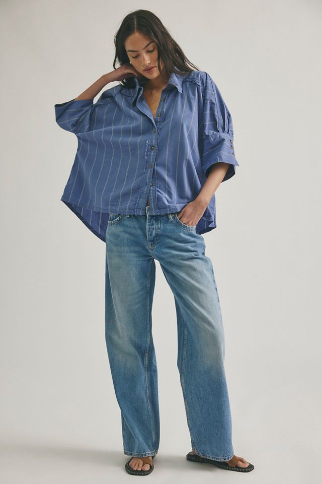 We The Free Seaside Cotton Stripe Shirt #3
