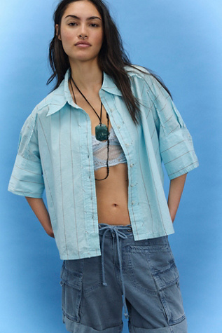 We The Free Seaside Cotton Stripe Shirt