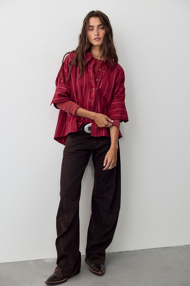 We The Free Seaside Cotton Stripe Shirt #3