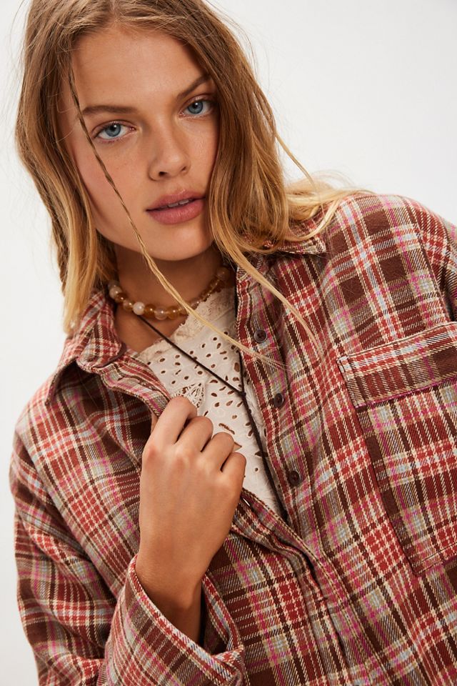 We The Free Hallie Plaid Shirt #3