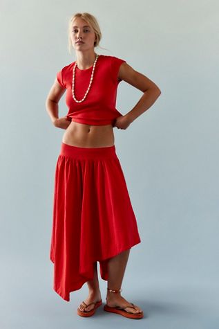 Barboteuse Free People Rouge Taille S - Occasion En Très Bon état