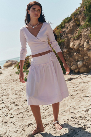 Effortless Temptation Skirt Set by free-est at Free People in Purple, Size: XS