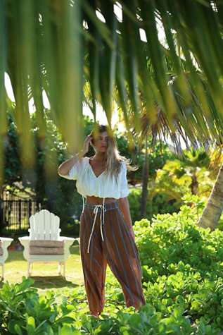 Polished Tides Pants by free-est at Free People in Brown, Size: L