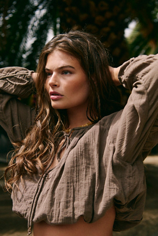 Haut Bubbilicious par free-est en Noix Séchée, pour femme chez Free People