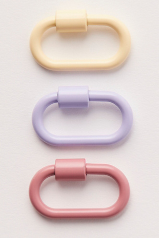 Nat + Noor Mini Lock Keychain Set at Free People, Petals