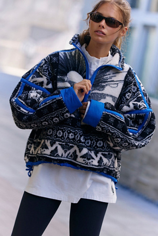Mountain High Printed Half-Zip Fleece