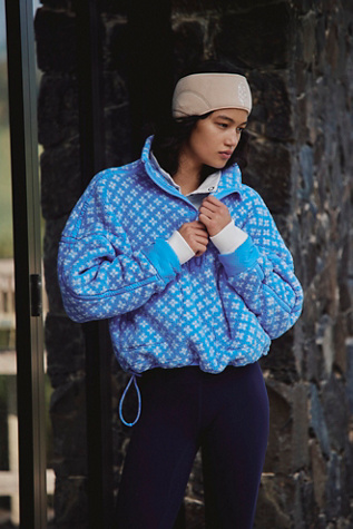 Mountain High Printed Half Zip Fleece