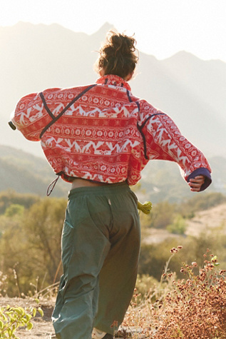 Mountain High Printed Half-Zip Fleece