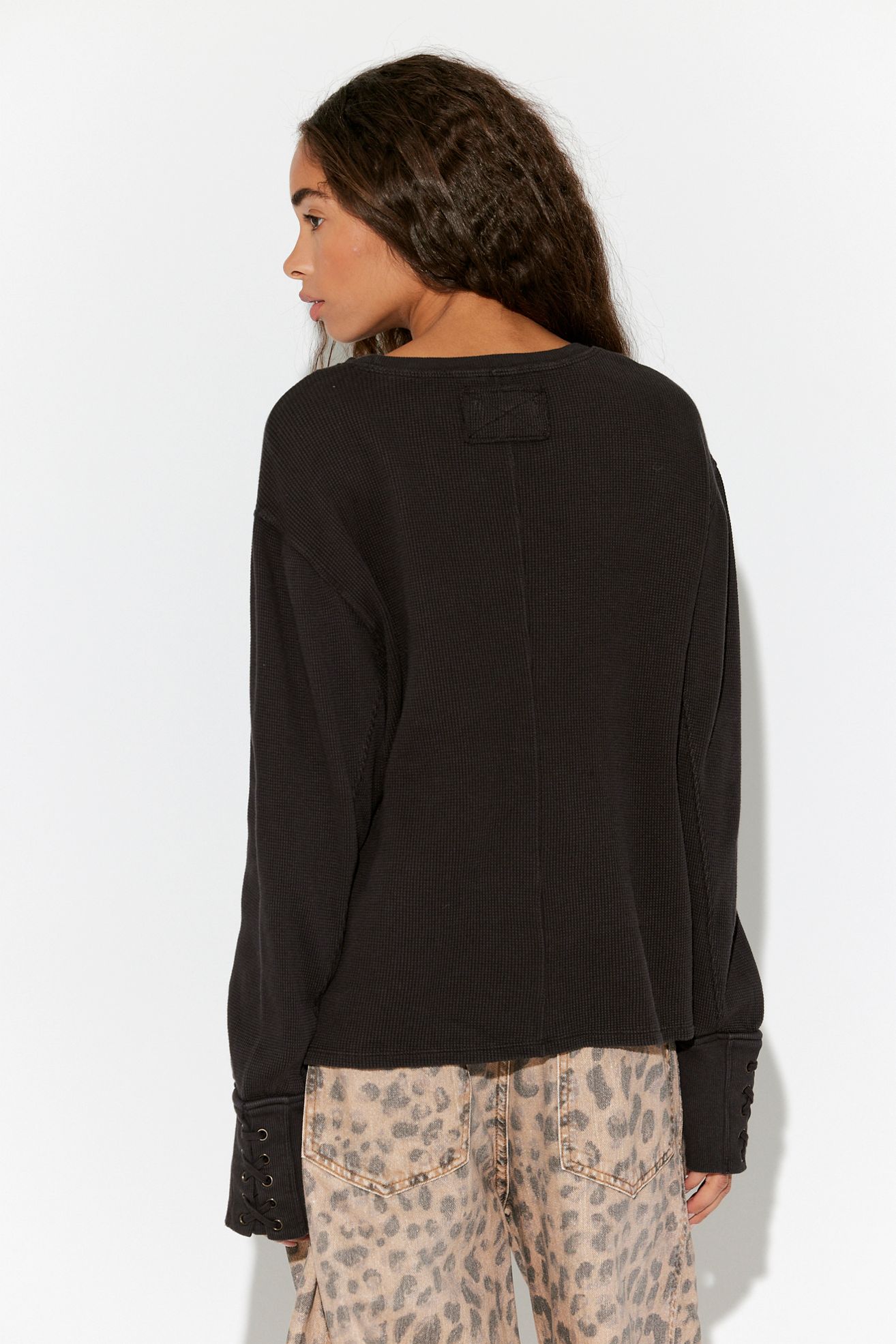 We The Free Lapis Cuff Long Sleeve Top