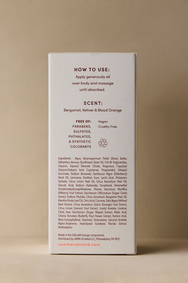 Summary Dream Body Lotion with Glycolic Acid #13