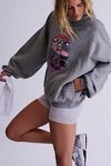 On Your Mark Logo Mock Neck Pullover
