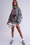 On Your Mark Logo Mock Neck Pullover