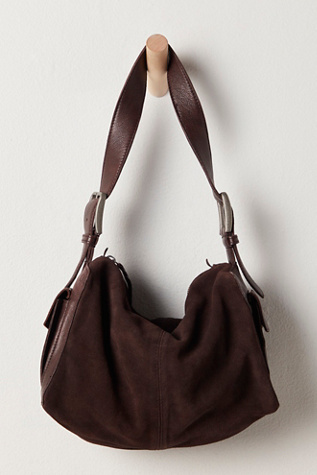 Boxy Shoulder Bag by Free People in Brown