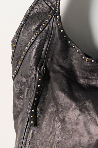 Женская сумка Free People Sawyer Stud Tote, цвет: Чёрный — фото 4