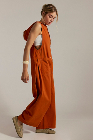 We The Free Poppi Coverall at Free People in Orange, Size: M