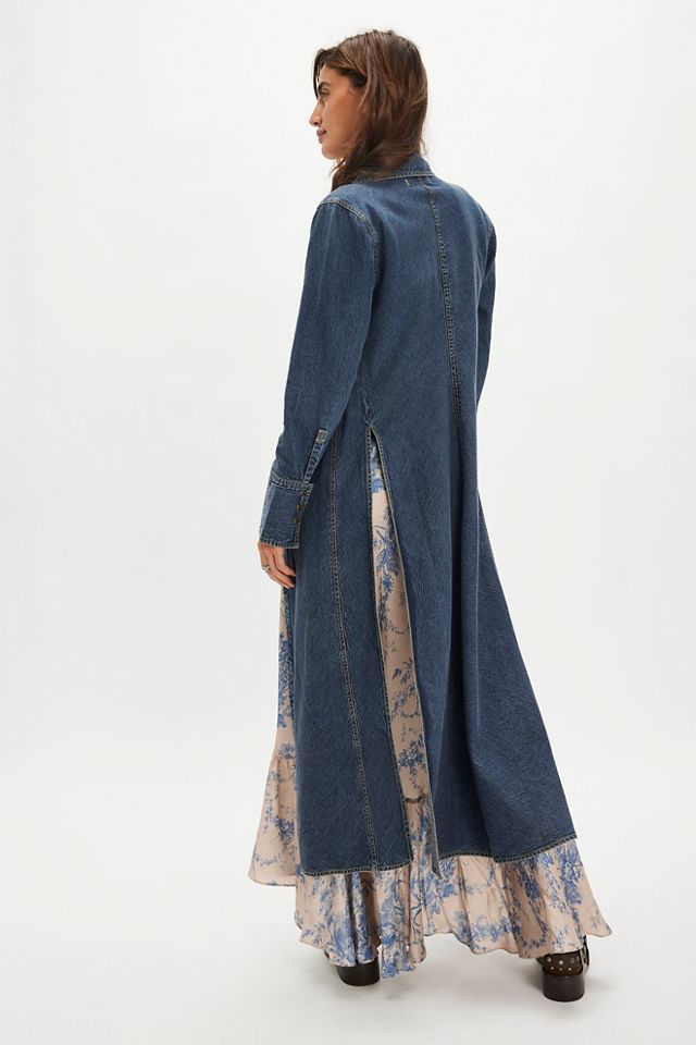 We The Free Ruth Long Denim Top #2