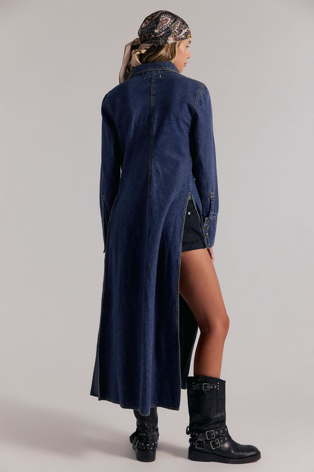 We The Free Ruth Long Denim Top #3