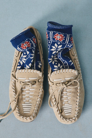 Misty Suede Moccasins