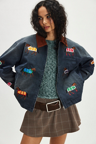 Found Lariat Horse Embroidered Jacket