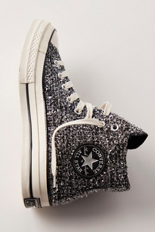 Chuck 70 Metallic Tweed High-Top Sneakers
