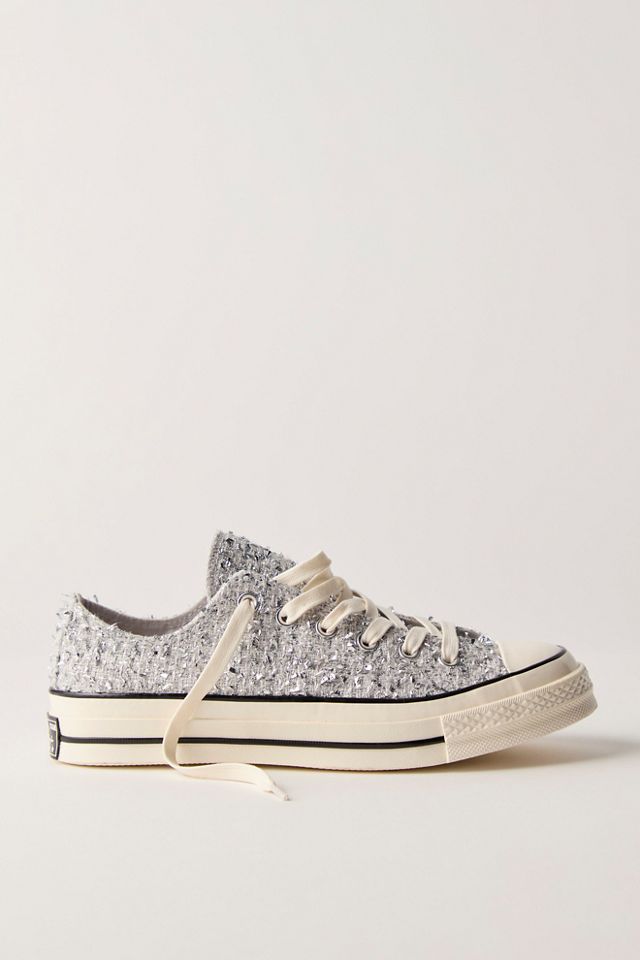 Chuck 70 Metallic Tweed Low-Top Sneakers #2